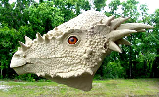 dinosaur with hard dome head