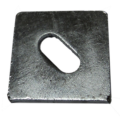 5/8"X3"X0.25 Slotted Square Plate Washer HDG (80/Bulk Qty.) | AFT Fasteners