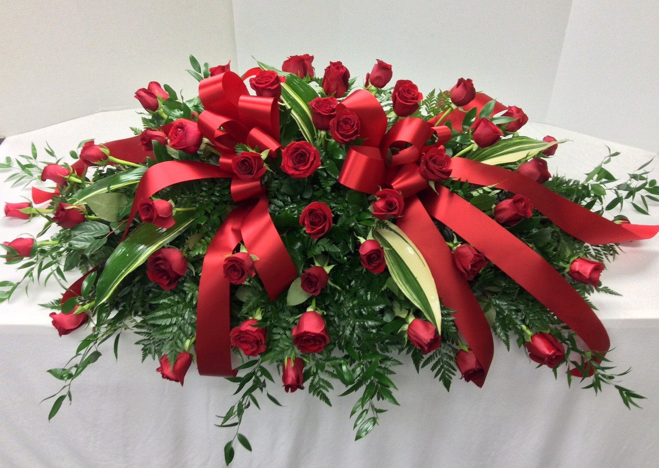 Full Couch Casket Spray Centerville Florists