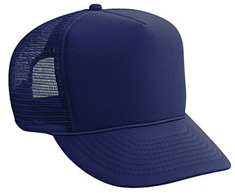 SOLID NAVY BLUE Trucker hat mesh hat - Blank Plain Trucker Hats