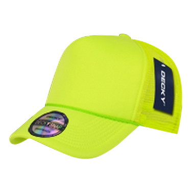 neon yellow blank trucker hat mesh hat blank plain trucker hats
