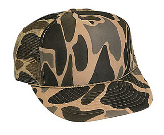 Solid Tan Camo Trucker hat mesh hat - Blank Plain Trucker Hats