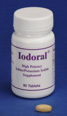 Iodoral 90 tablets. Each tablet contains 12.5 mg of atomic iodine and iodine ion. Tissues need both types of iodine for optimal performance.