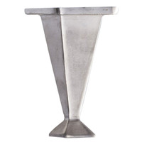 Furniture Legs Masters wavy aluminum table leg (each) - closet-masters Furniture Legs Masters wavy aluminum table leg (each) - closet-masters
