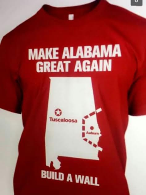 Image result for make alabama great again build a wall
