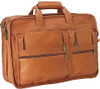 edmond leather deluxe large expandable briefcase