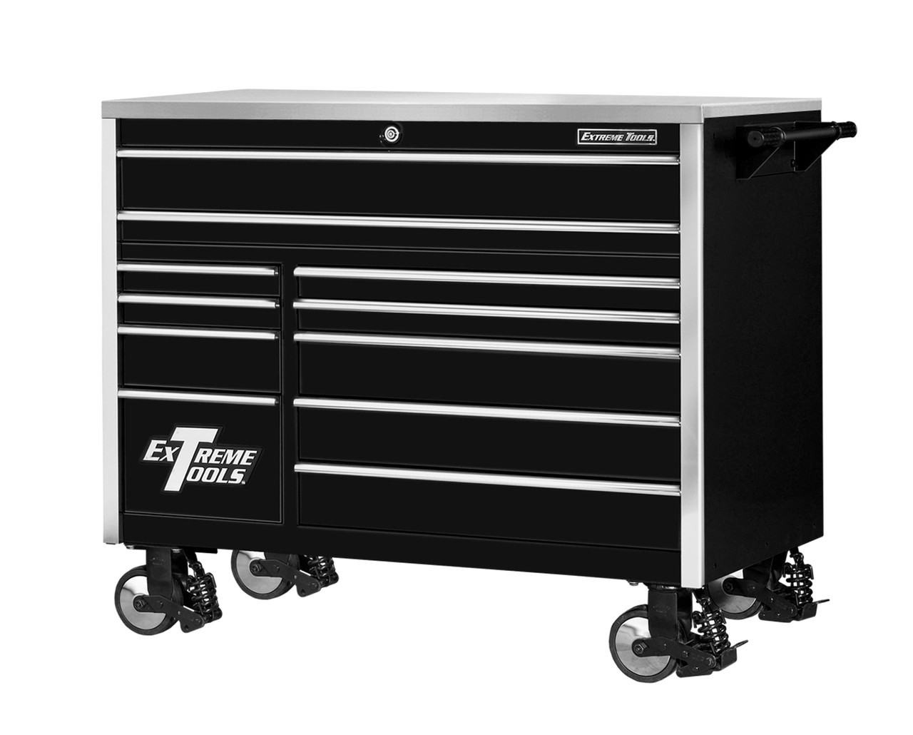 Extreme Tools EX5511RCBK 55" 11 Drawer Professional Roller Tool Box