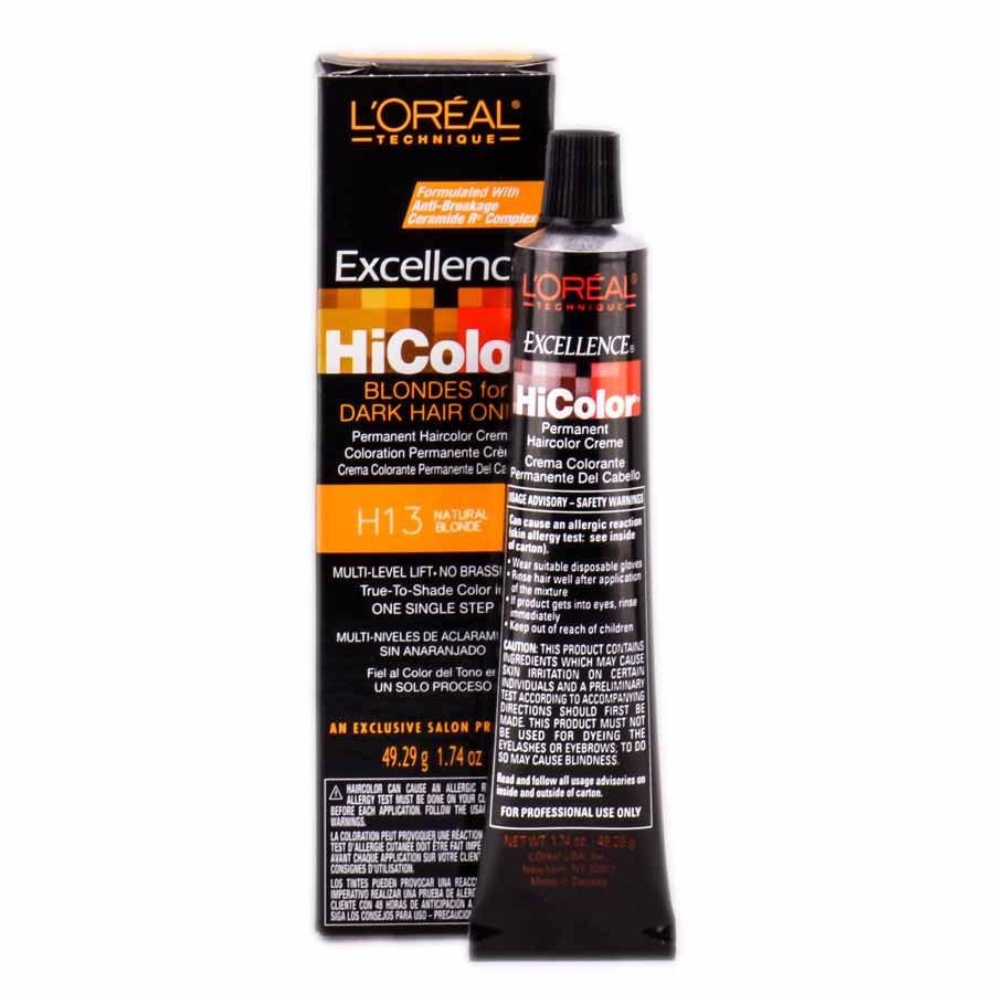 L Oreal Technique Excellence HiColor Permanent Creme Blondes For Dark