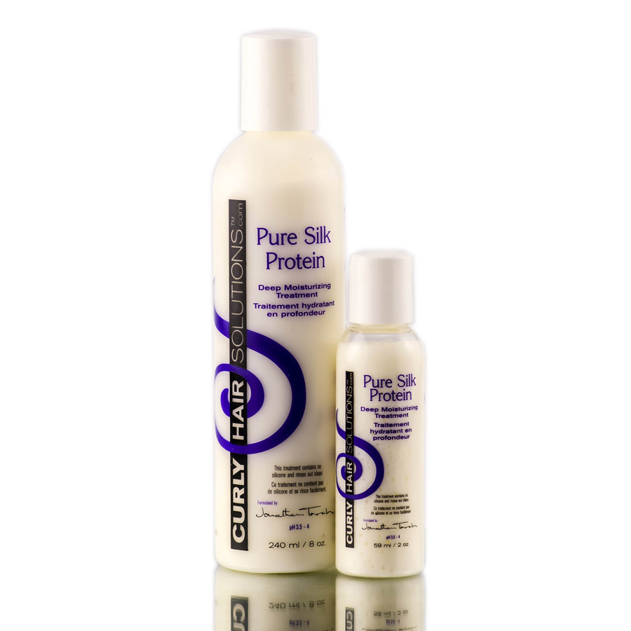 Curly Hair Solutions Pure Silk Protein Treatment - SleekShop.com