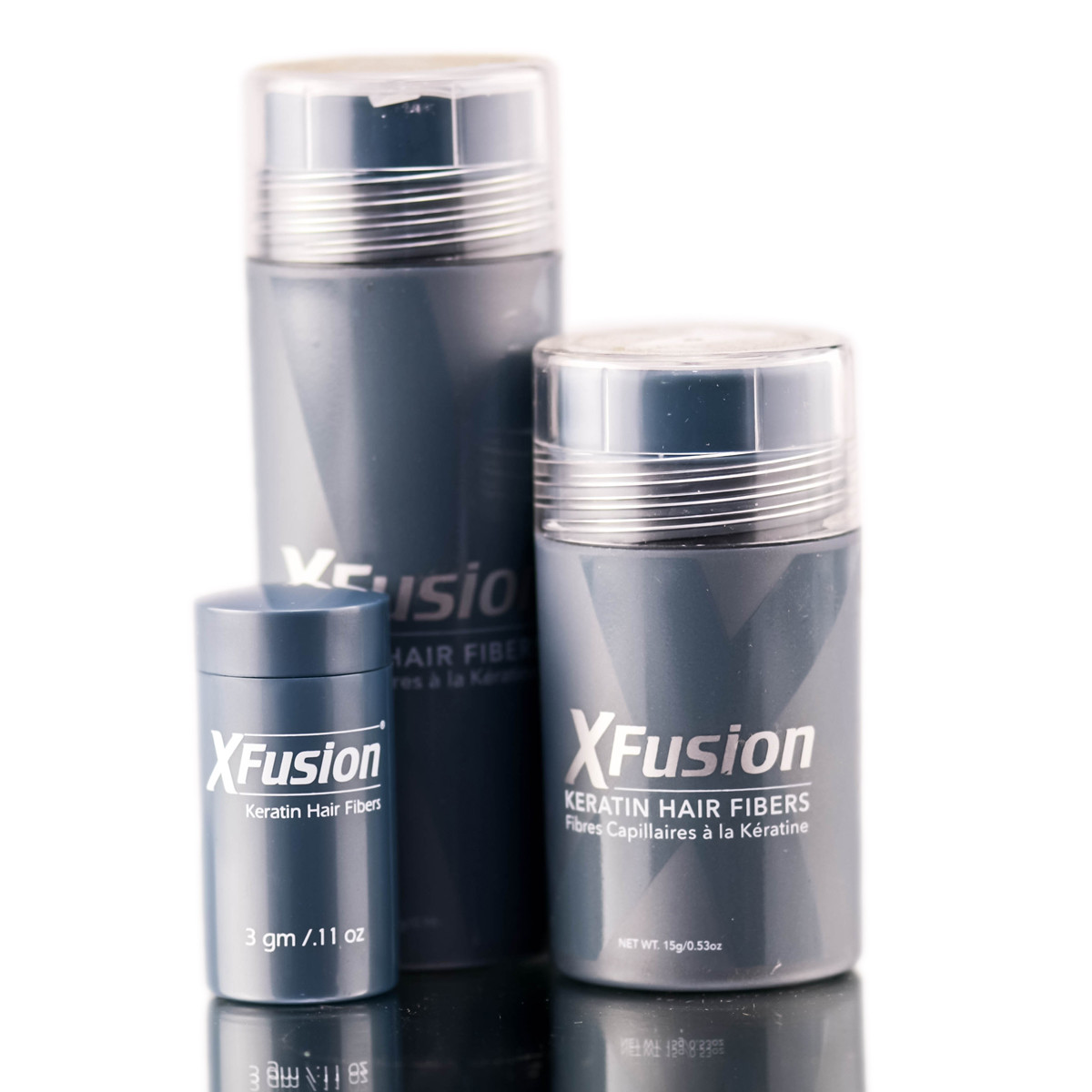 XFusion Black Keratin Hair Fibers (formerly Sleekhair)