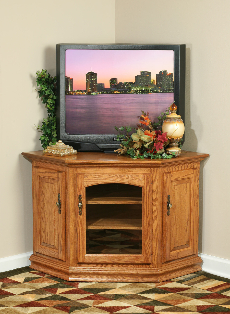 Traditional Corner TV Stands | Southern Outdoor Furniture