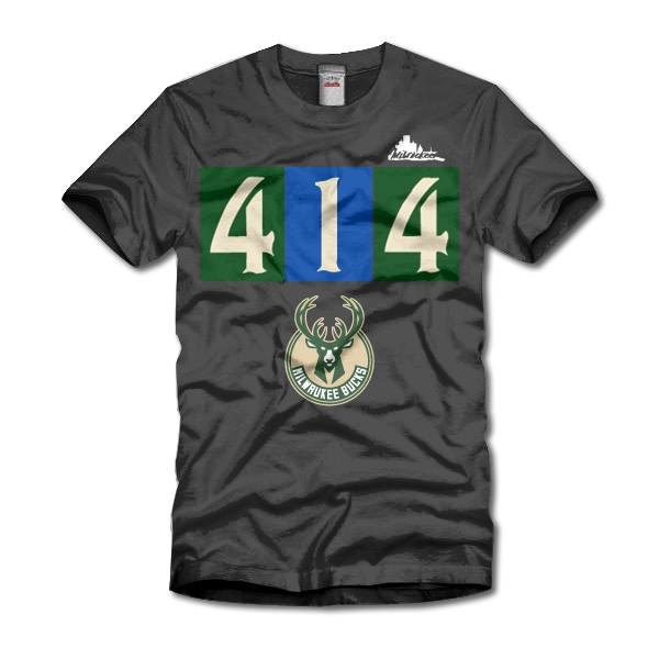Milwaukee Bucks 414 t-shirt design #3