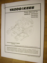 Yazoo Kees Zt Max 61 Parts Manual