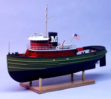 Carol Moran Harbor Tugboat Kit Dumas Plastic Model Ship Kit