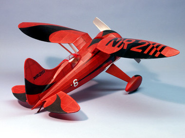 Halls Bulldog Racer Rubber Pwd Wooden Model Airplane Dumas