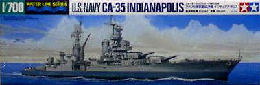 USS Indianapolis CA-35 1-700 Tamiya Plastic Model Ship Kit