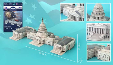 US Capitol 3D Paper Model