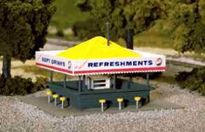 Refreshment Stand Kit HO Scale Atlas Trains