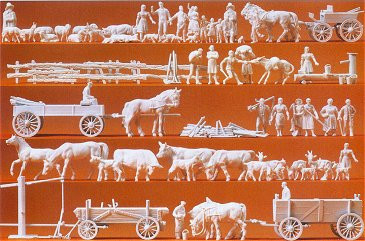 preiser ho scale animals