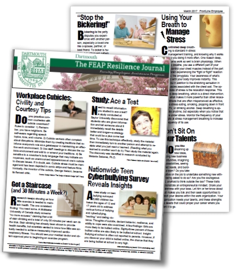 Employee Newsletter for EAP and Workplace Wellness