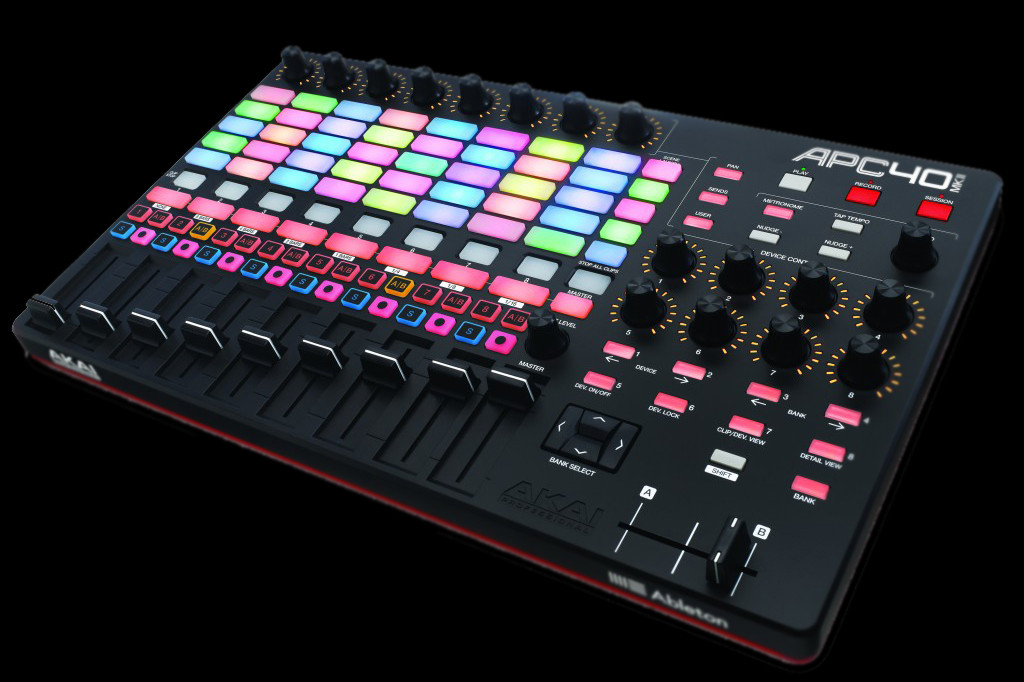 AKAI Professional APC40 MIDI Console w/ Pangolin BEYOND Skin