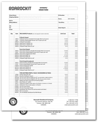 Curvy Large Drawing Template - Roarockit USA