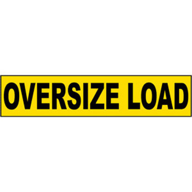 oversize load sign truck