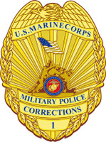 USMC Military Police Badge