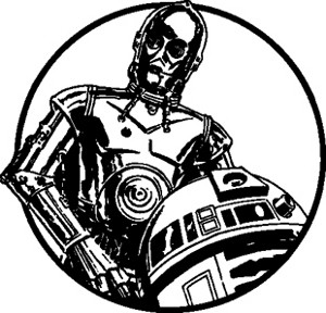 Star Wars C3PO R2D2 Decal