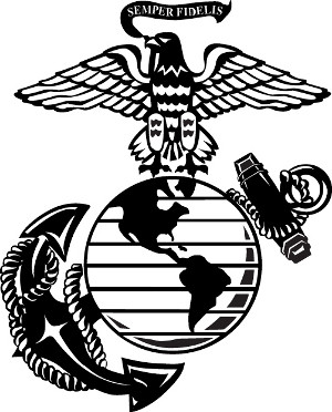 USMC Marine Eagle, Globe & Anchor Decal