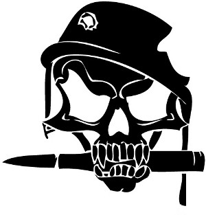 bayonet skull decal bayonet skull decal