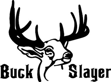 Buck Slayer Hunting Decal #9