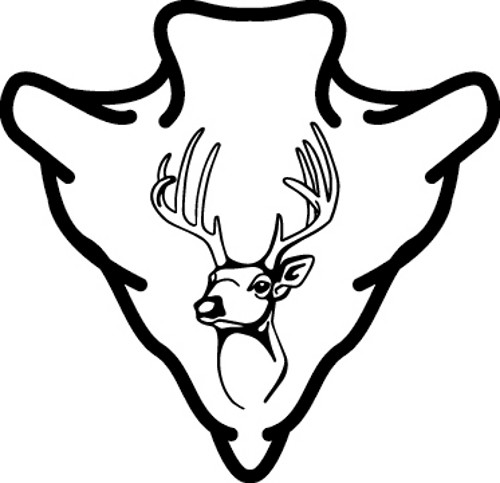 Buck Arrowhead Decal