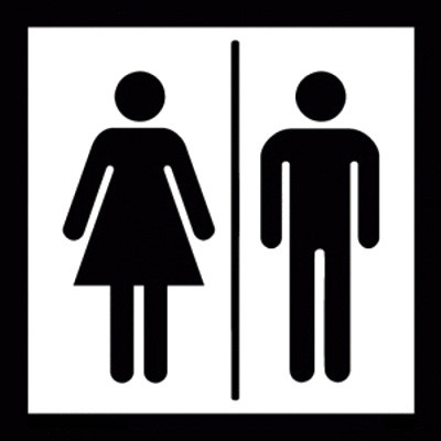 Men and Women Restroom Sign
 Man And Woman Bathroom Symbol