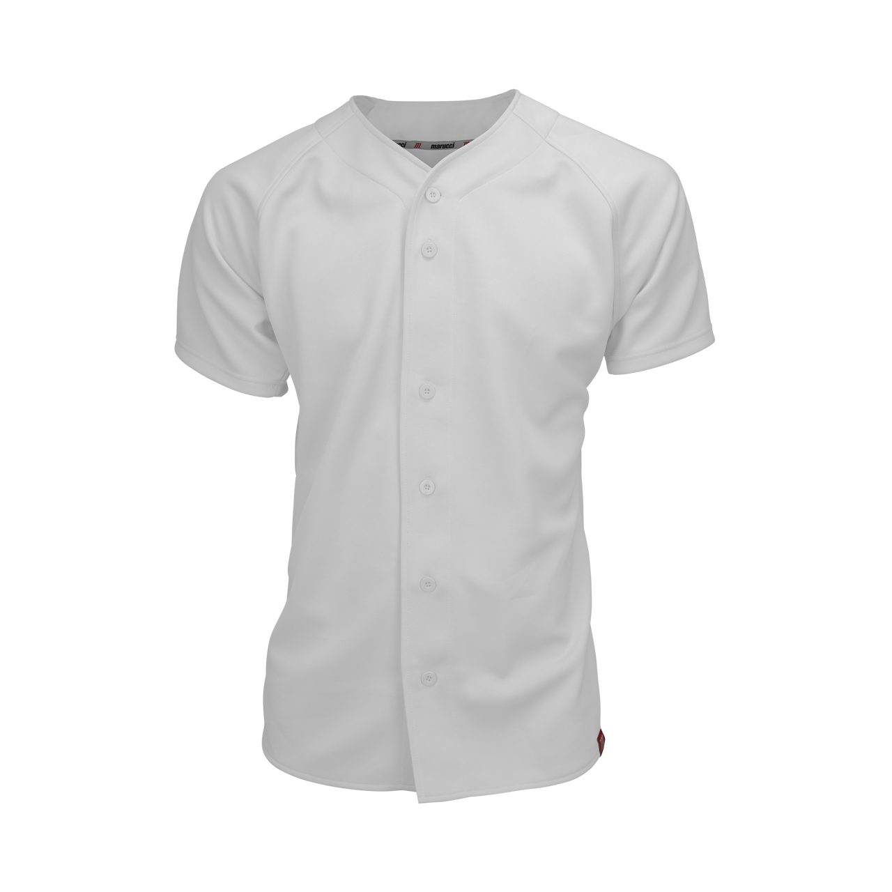 Marucci Youth Full Button Jersey White X-Large
