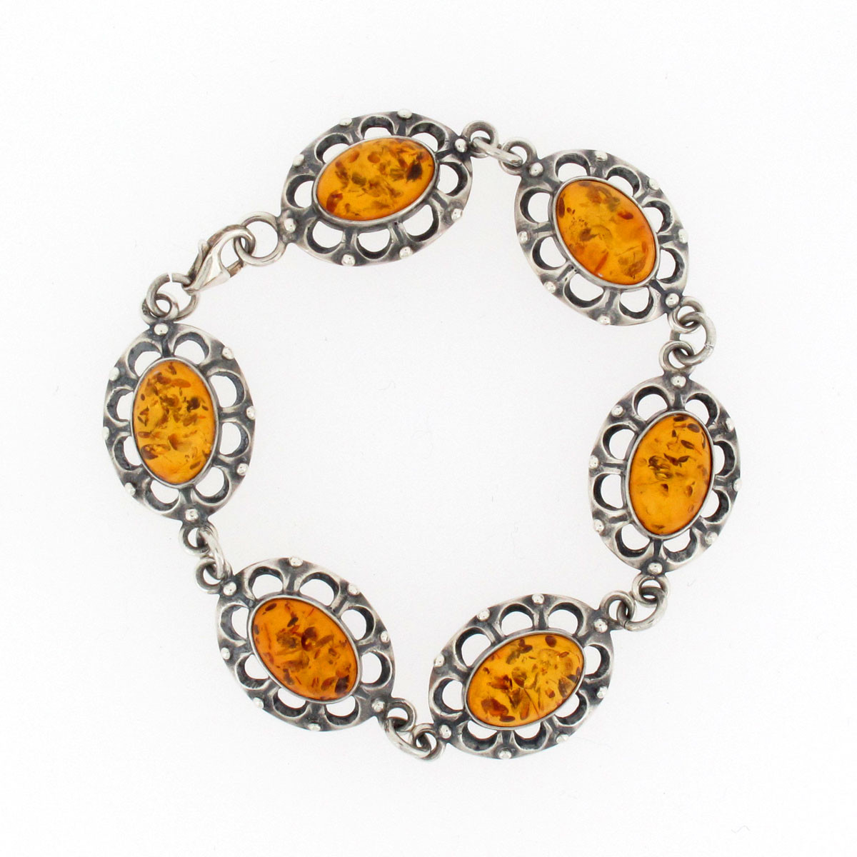 gold and amber bracelet