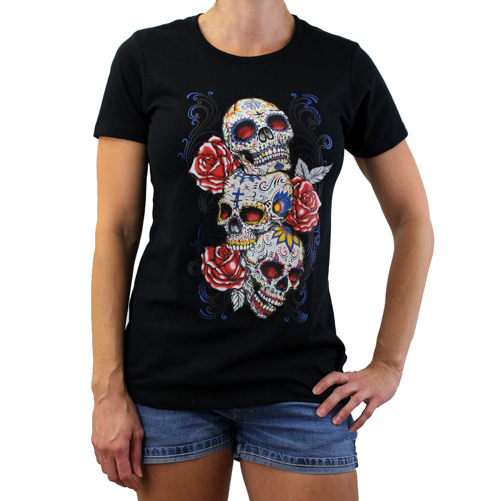 spurs sugar skull shirt