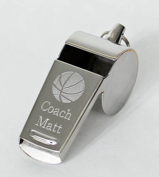 Basketball Whistle With Filled Graphic