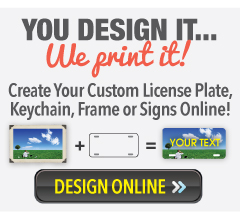 custom license plate designer