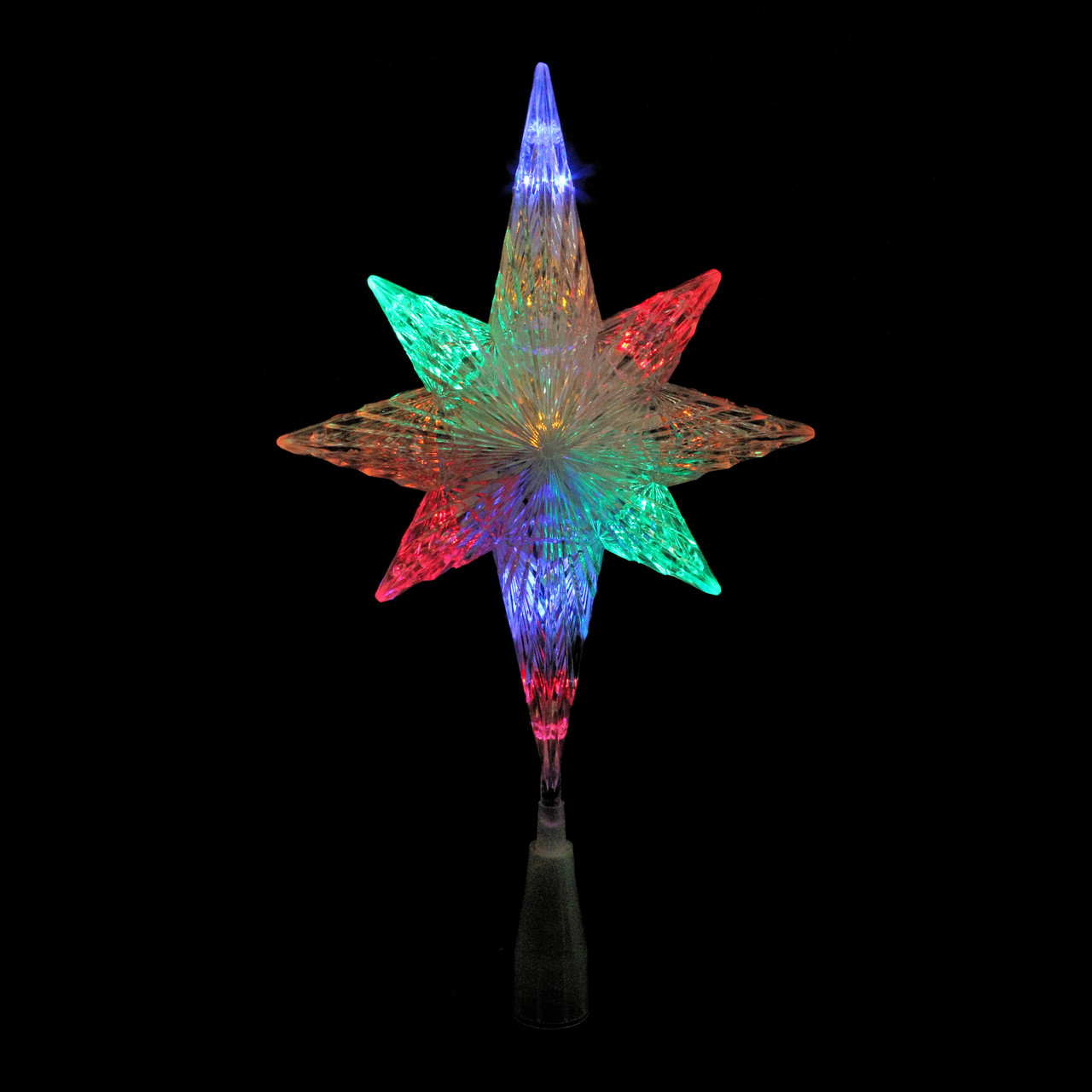 11 LED Lighted Crystal Bethlehem Star Christmas Tree Topper Multi   Gq57z1YzqIEb0bii7mFZItQJWlKpfbhG 35  00356.1507662108 