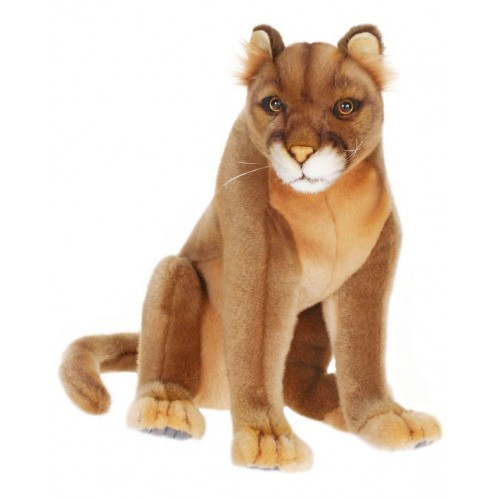 stuffed mountain lion toy