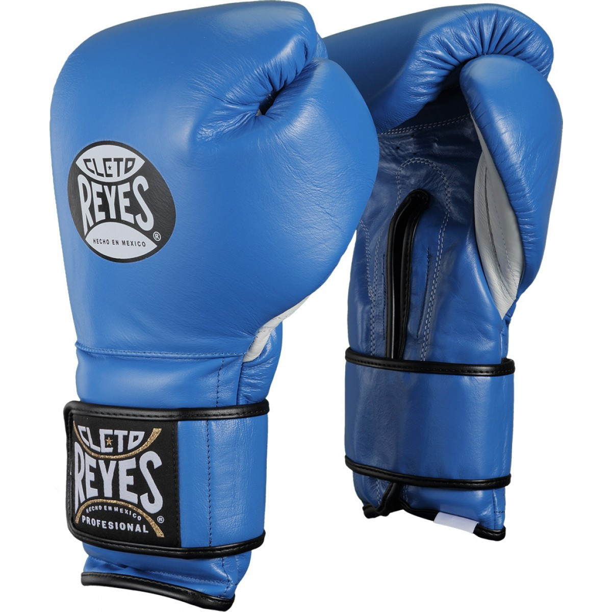 Cleto Reyes Hook & Loop Boxing Gloves Blue Color BOXING STORE
