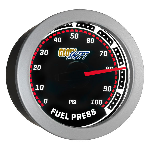 GlowShift Tinted 100 PSI Fuel Pressure Gauge
