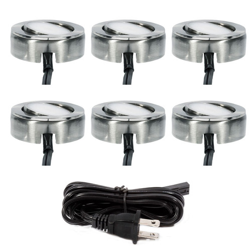 12V Halogen 3 Puck Light Under Cabinet Kit (CPK1) by AQL