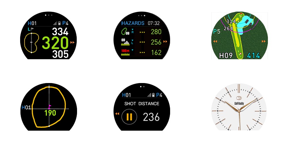 Golfbuddy WTX Golf GPS Watch screenshots Buy the Golfbuddy WTX Golf GPS Watch at the lowest price.