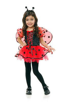 black red love bug kids girls toddler ladybird beetle halloween costume 2t 4t