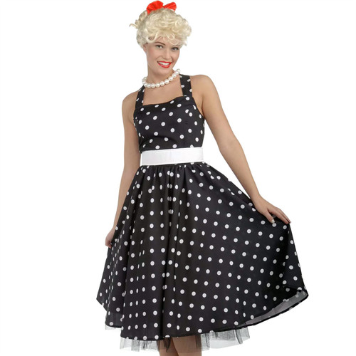 50s cutie vintage housewife happy days womens halloween costume ml 8 12