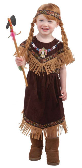 native american princess toddler girls indian pocahontas halloween costume 2t 3t