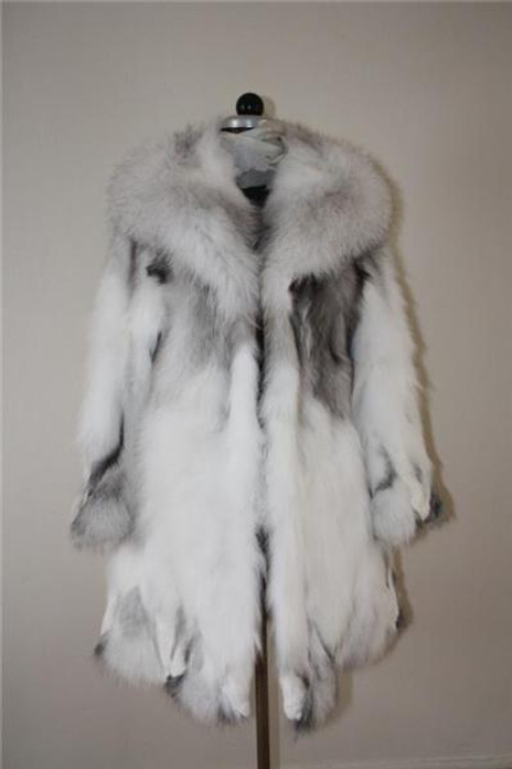 Platinum Fox Fur Coat sizes Xs to XXXL Platinum Fox Fur Coat sizes Xs to XXXL