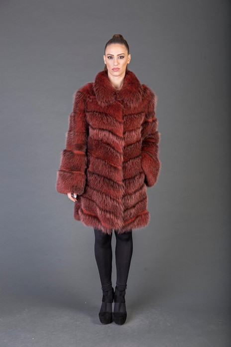 Red Racoon fur Coat Red Racoon fur Coat